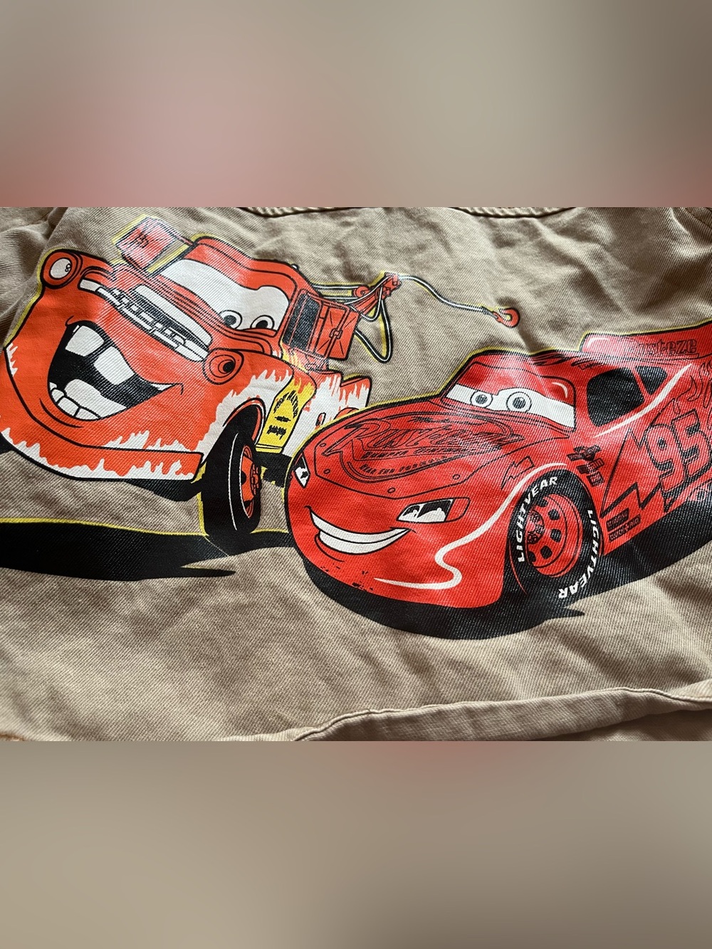 Disney Pixar Cars Lightning McQueen Toddler Shacket size 5T - Picture 9 of 14